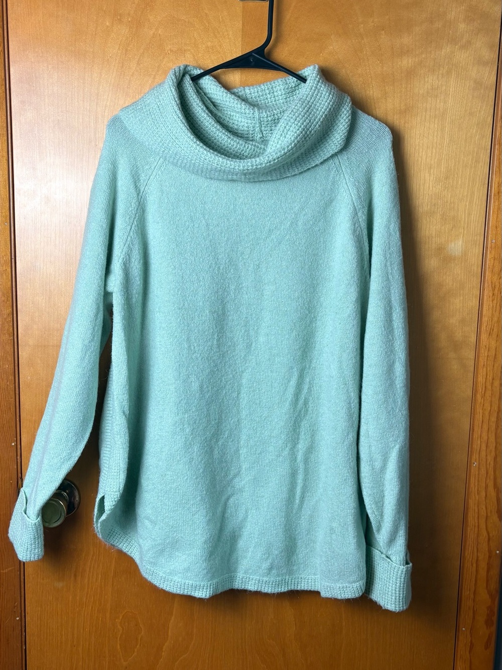 Style & Co. Light blue Cowl Neck Sweater